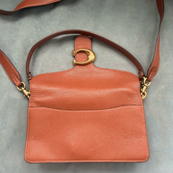 Coach Tabby Brown Leather Shoulder Bag - Picture 2 of 5